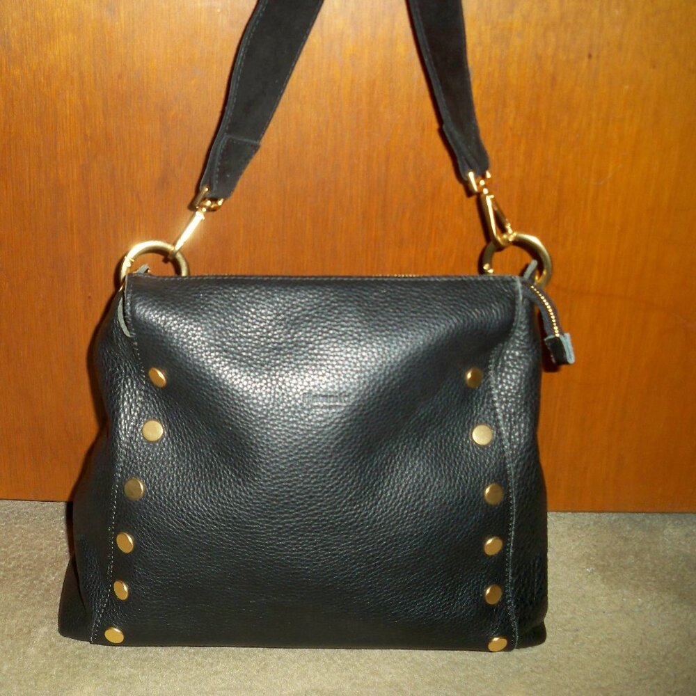 Hammitt Bryant Large Black Handbag with Gold Hardware-EUC, $525!!